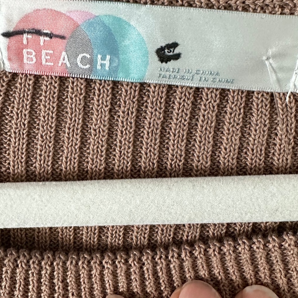 Free People Beach Brig Tie Sweater. NWOT. - Picture 5 of 6